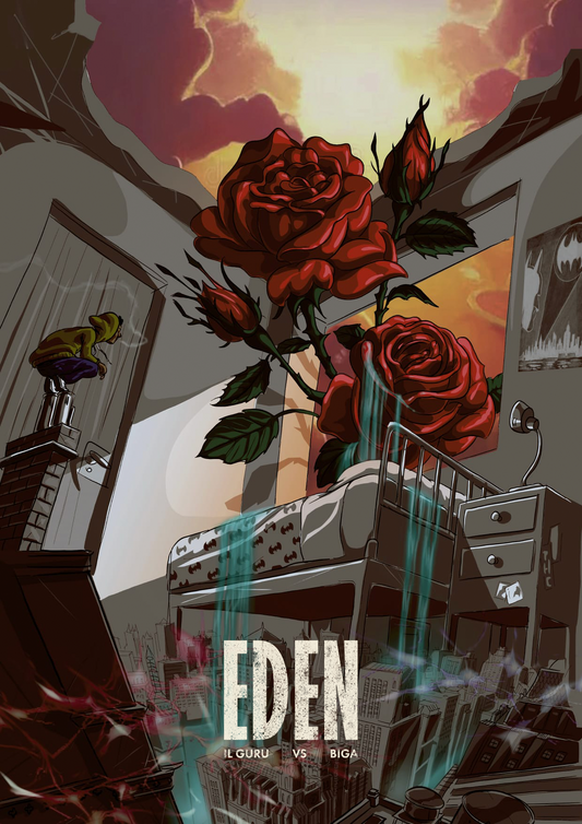 "EDEN" x KORVO_ART - Edizione Limitata di 30 Stampe 32×45cm Numerate e Autografate